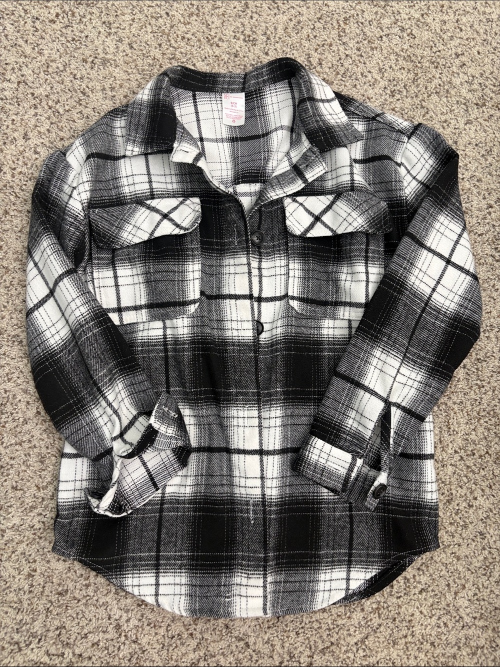 Black & White Plaid shacket